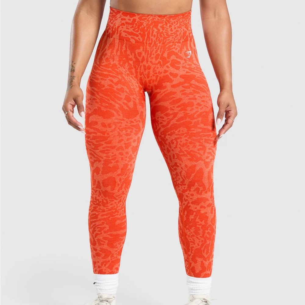 Gymshark Adapt x Whitney Leggings - Flare Orange/Sorbet Orange
